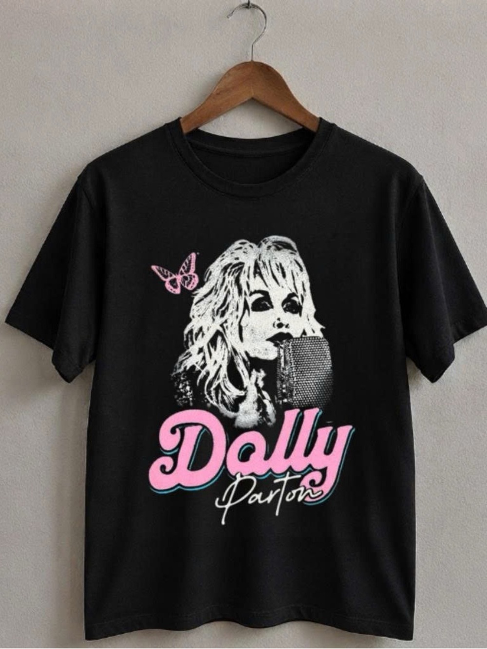 Gildan Black Dolly Parton Graphic Tee